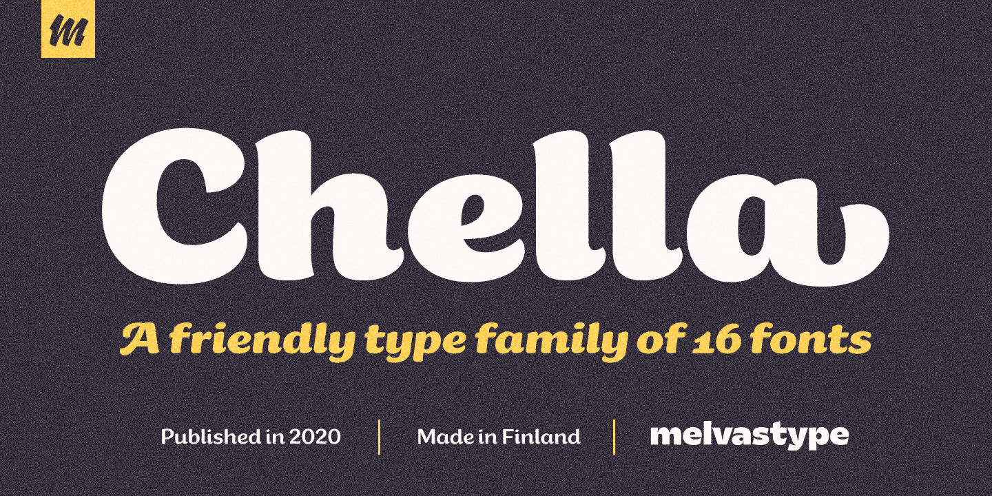 Chella Medium Font preview